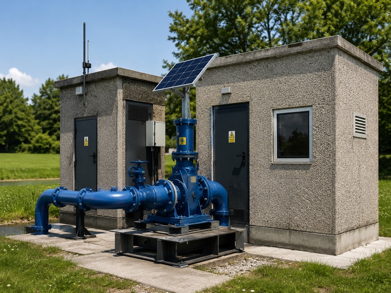 Remote pump stations
