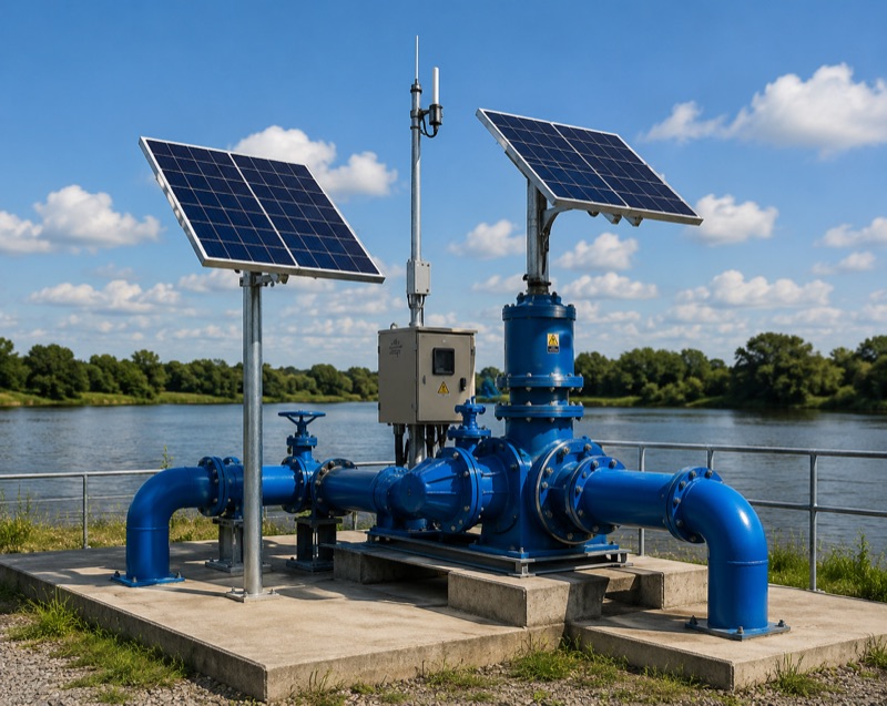 Off-grid pump infrastructure